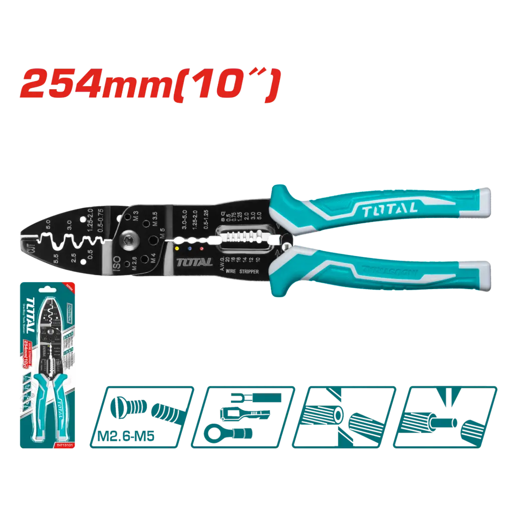 Утас үзүүрлэгчтэй төгсгөвч шахагч 10"/250mm