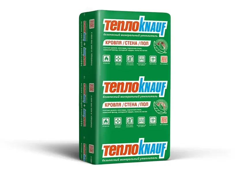 KNAUF для Кровли и стен TS 036 Aquastatik /50*610*1230 мм/ 32пач