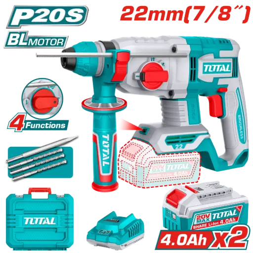 [0100143] 20В Батарей цохилттой дрилл Cordless rotary hammer 22mm